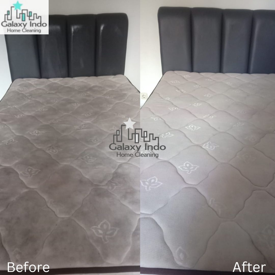 Hasil cuci kasur