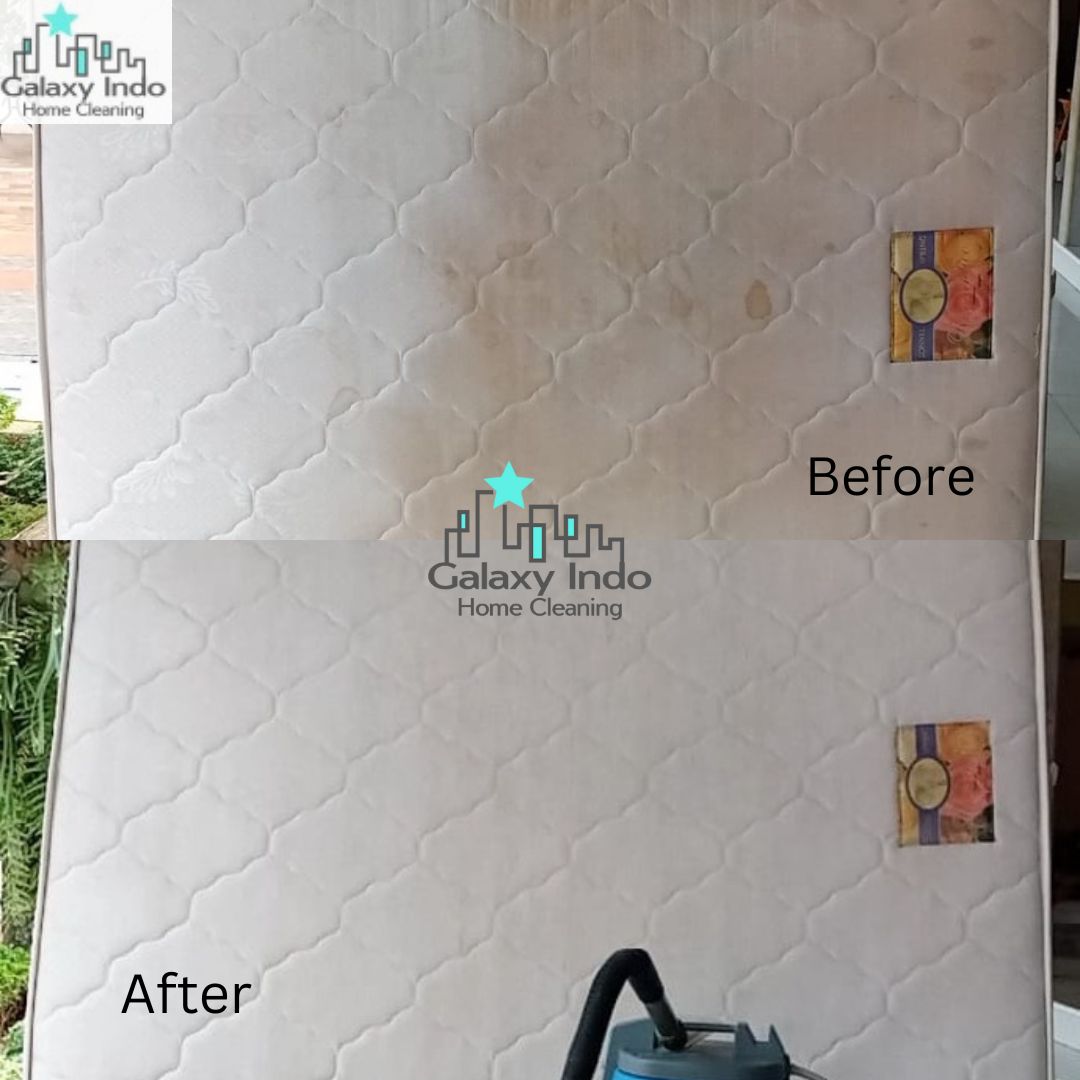 Hasil deep cleaning kasur