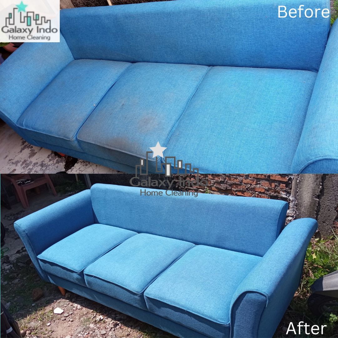 Hasil cuci sofa